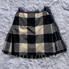 Load image into Gallery viewer, Vivienne Westwood Gold Label 1999 Black and White Check Tartan Kilt Skirt
