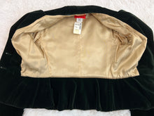 Load image into Gallery viewer, Vivienne Westwood Vintage 1990s Green Velvet Bettina Skirt Suit