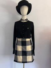 Load image into Gallery viewer, Vivienne Westwood Gold Label 1999 Black and White Check Tartan Kilt Skirt