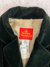 Load image into Gallery viewer, Vivienne Westwood Vintage 1990s Green Velvet Bettina Skirt Suit