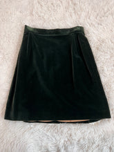 Load image into Gallery viewer, Vivienne Westwood Vintage 1990s Green Velvet Bettina Skirt Suit