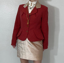 Load image into Gallery viewer, Vivienne Westwood Vintage 1990s Red Tweed Skirt Suit