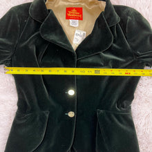 Load image into Gallery viewer, Vivienne Westwood Vintage 1990s Green Velvet Bettina Skirt Suit