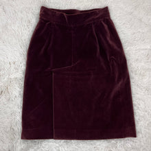 Load image into Gallery viewer, Vivienne Westwood Vintage 1990s Purple Velvet Pencil Skirt
