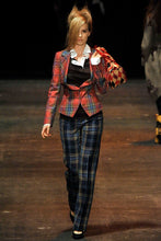 Load image into Gallery viewer, Vivienne Westwood Red Label AW 2009 Maclean of Duart Tartan Wide Collar Jacket and Pockets Mini Skirt Suit