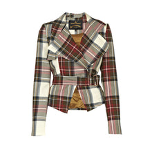 Load image into Gallery viewer, Vivienne Westwood Anglomania Windmill Bondage Jacket Exhibition Tartan