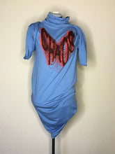 Load image into Gallery viewer, Vivienne Westwood Worlds End Chaos Dress Blue Cotton