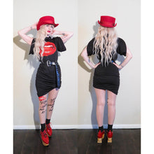 Load image into Gallery viewer, Vivienne Westwood Worlds End Lips Dress Black Cotton