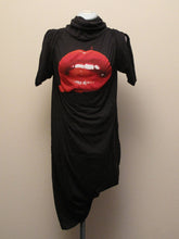 Load image into Gallery viewer, Vivienne Westwood Worlds End Lips Dress Black Cotton