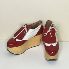 Load image into Gallery viewer, Vivienne Westwood Gold Label Rocking Horse Shoes Golfs Red Patent Leather