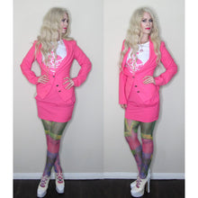 Load image into Gallery viewer, Vivienne Westwood Red Label SS 2010 Hot Pink Skirt Suit Wool Jacket