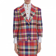 Load image into Gallery viewer, Vivienne Westwood Red Label Harlequin Print Princess Jacket and Pencil Skirt