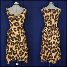 Load image into Gallery viewer, Vivienne Westwood Anglomania Monroe Twist Dress in Leopard