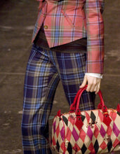 Load image into Gallery viewer, Vivienne Westwood Red Label AW 2009 Maclean of Duart Tartan Wide Collar Jacket and Pockets Mini Skirt Suit