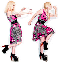 Load image into Gallery viewer, Vivienne Westwood Anglomania Purple Floral Cotton Sunday Dress