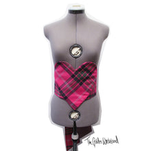 Load image into Gallery viewer, Vivienne Westwood Red Label AW 2010 Pink Tartan Skirt Heart Corset Suit Set