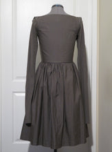 Load image into Gallery viewer, Vivienne Westwood Anglomania Long Sleeve Sunday Dress in Dark Grey