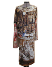 Load image into Gallery viewer, Vivienne Westwood Anglomania Salon Parlor Print New Drape Dress