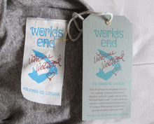 Load image into Gallery viewer, Vivienne Westwood Worlds End Chaos Beanie Heather Grey