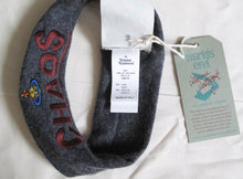 Load image into Gallery viewer, Vivienne Westwood Worlds End Chaos Headband - Dark Grey and Red