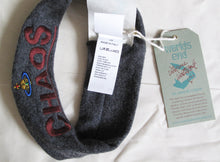 Load image into Gallery viewer, Vivienne Westwood Worlds End Chaos Headband - Dark Grey and Red