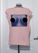 Load image into Gallery viewer, Vivienne Westwood Worlds End Tits Square Shirt in Peach and Navy