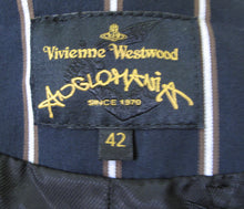 Load image into Gallery viewer, Vivienne Westwood Anglomania Black and Brown Striped Shorts Suit