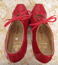 Load image into Gallery viewer, Vivienne Westwood Gold Label Custom Order Red Patent Leather Elevated Gillies Platform Shoes
