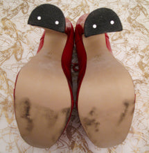 Load image into Gallery viewer, Vivienne Westwood Gold Label Custom Order Red Patent Leather Elevated Gillies Platform Shoes