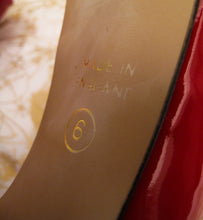 Load image into Gallery viewer, Vivienne Westwood Gold Label Custom Order Red Patent Leather Elevated Gillies Platform Shoes