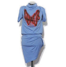 Load image into Gallery viewer, Vivienne Westwood Worlds End Chaos Dress Blue Cotton