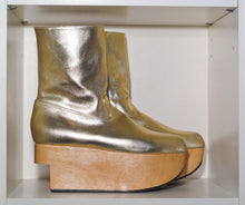 Load image into Gallery viewer, Vivienne Westwood Gold Label Rocking Horse Shoes Boots Gold Metallic