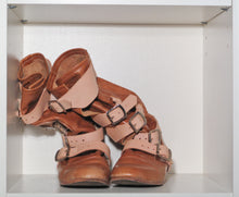 Load image into Gallery viewer, Vivienne Westwood Gold Label Pirate Boots Yellow Leather