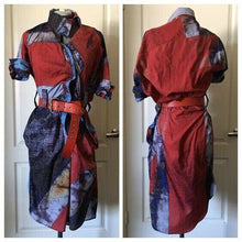 Load image into Gallery viewer, Vivienne Westwood Worlds End 2016 Union Jack Alcoholic Shirt Dress