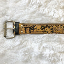 Load image into Gallery viewer, Vivienne Westwood Alex Belt Black with Gold Details