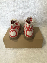 Load image into Gallery viewer, Vivienne Westwood Simian Vegan Boot Red Squiggle Canvas Shoes