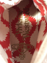 Load image into Gallery viewer, Vivienne Westwood Simian Vegan Boot Red Squiggle Canvas Shoes