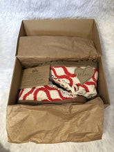 Load image into Gallery viewer, Vivienne Westwood Simian Vegan Boot Red Squiggle Canvas Shoes