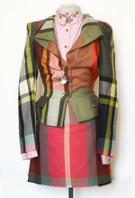 Load image into Gallery viewer, Vivienne Westwood Gold Label 2007 Cave Girl Multi-Color Tartan Suit