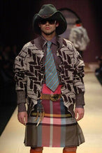 Load image into Gallery viewer, Vivienne Westwood Gold Label 2007 Cave Girl Multi-Color Tartan Suit