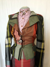 Load image into Gallery viewer, Vivienne Westwood Gold Label 2007 Cave Girl Multi-Color Tartan Suit