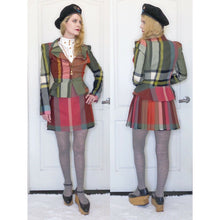 Load image into Gallery viewer, Vivienne Westwood Gold Label 2007 Cave Girl Multi-Color Tartan Suit