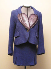 Load image into Gallery viewer, Vivienne Westwood Vintage 1987 Harris Tweed Blue Love Suit