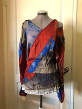 Load image into Gallery viewer, Vivienne Westwood Anglomania AW 2015 Union Jack Shoulder Buckle Top