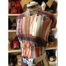 Load image into Gallery viewer, Vivienne Westwood 2001 Book Print Bodycon Dress