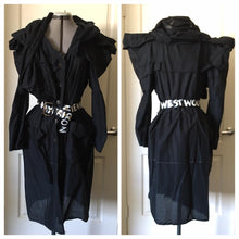 Load image into Gallery viewer, Vivienne Westwood Worlds End Black Cotton Voile Gigot Dress