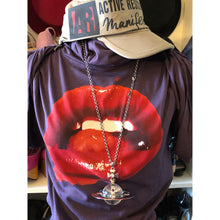 Load image into Gallery viewer, Vivienne Westwood Worlds End Lips Dress in Purple