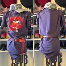 Load image into Gallery viewer, Vivienne Westwood Worlds End Lips Dress in Purple