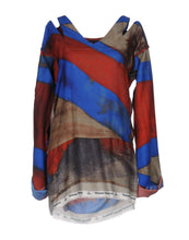 Load image into Gallery viewer, Vivienne Westwood Anglomania AW 2015 Union Jack Shoulder Buckle Top