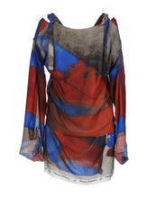 Load image into Gallery viewer, Vivienne Westwood Anglomania AW 2015 Union Jack Shoulder Buckle Top